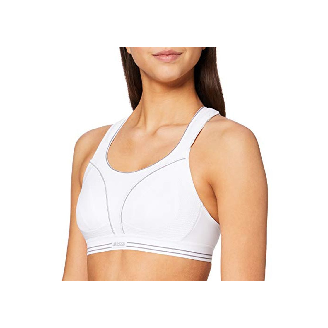 Social Shock Absorber Ultimate Run Bra, Sujetador Deportivo para Mujer, Blanco