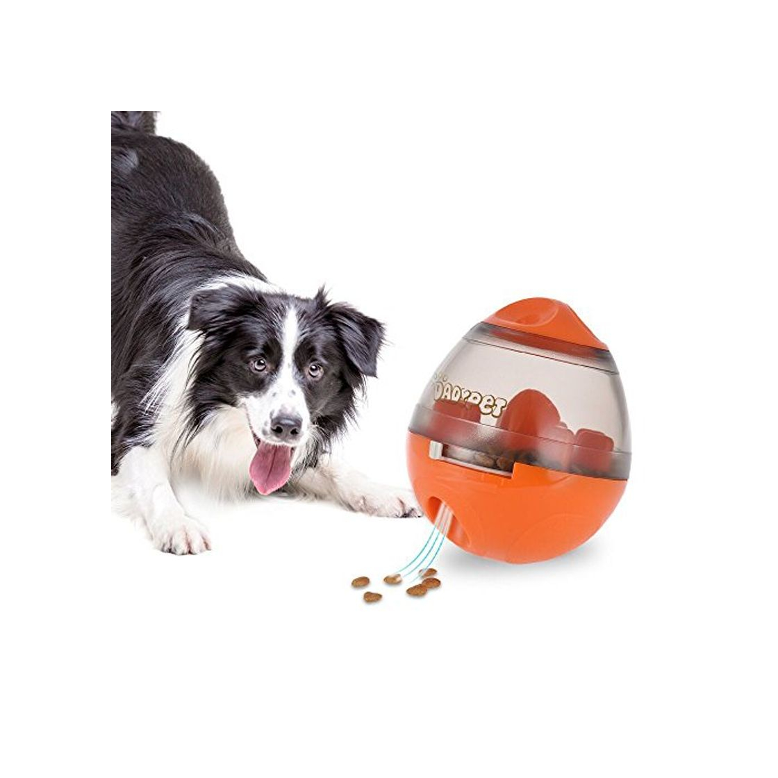 Social DADYPET Juguetes para Perros, Mascotas Perros Accesorios Pelota Dispensadora de Comida Fácil