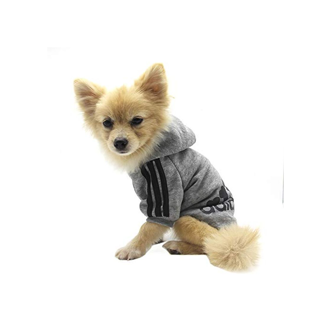 Social QiCheng&LYS Adidog Dog Hoodie Ropa, Mascota Cachorro Gato algodón Lindo cálido Sudadera