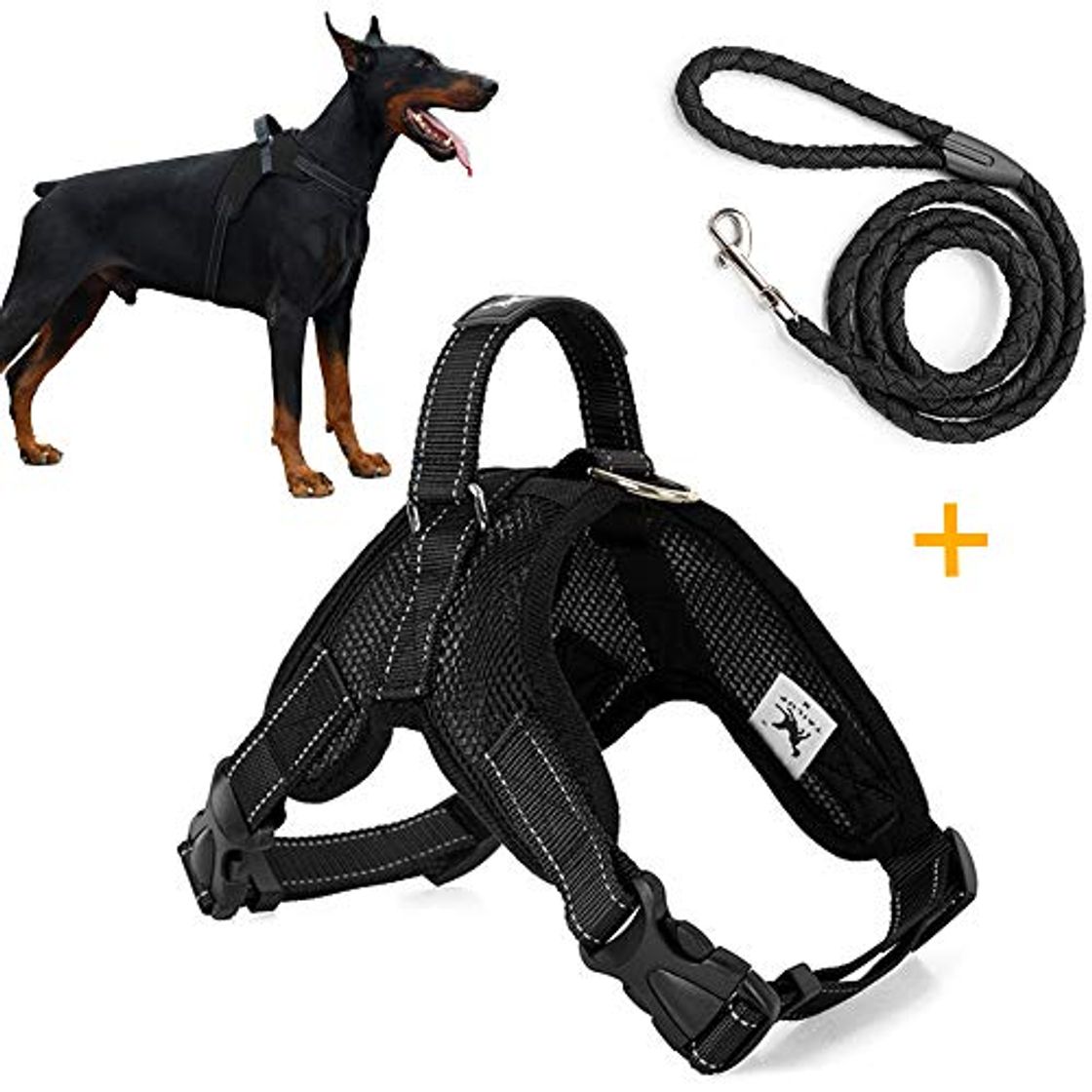 Social Trongle - Chaleco para Perro con asa de fácil Control