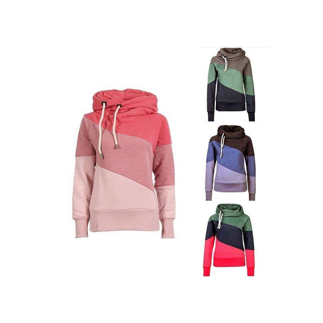 Social Sudadera con capucha para mujer 
