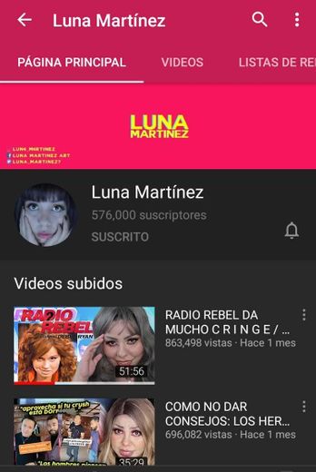 RADIO REBEL DA MUCHO C R I N G E / #GDR / Luna Martínez ...