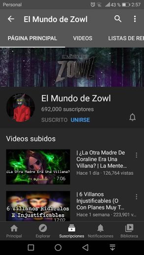 El Mundo de Zowl - YouTube