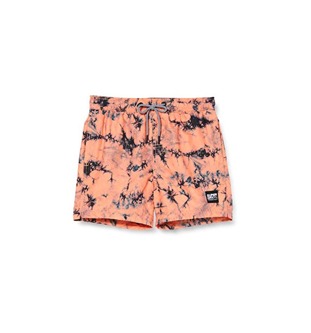 Fashion Superdry Volley Swim Short Pantalones Cortos, Naranja