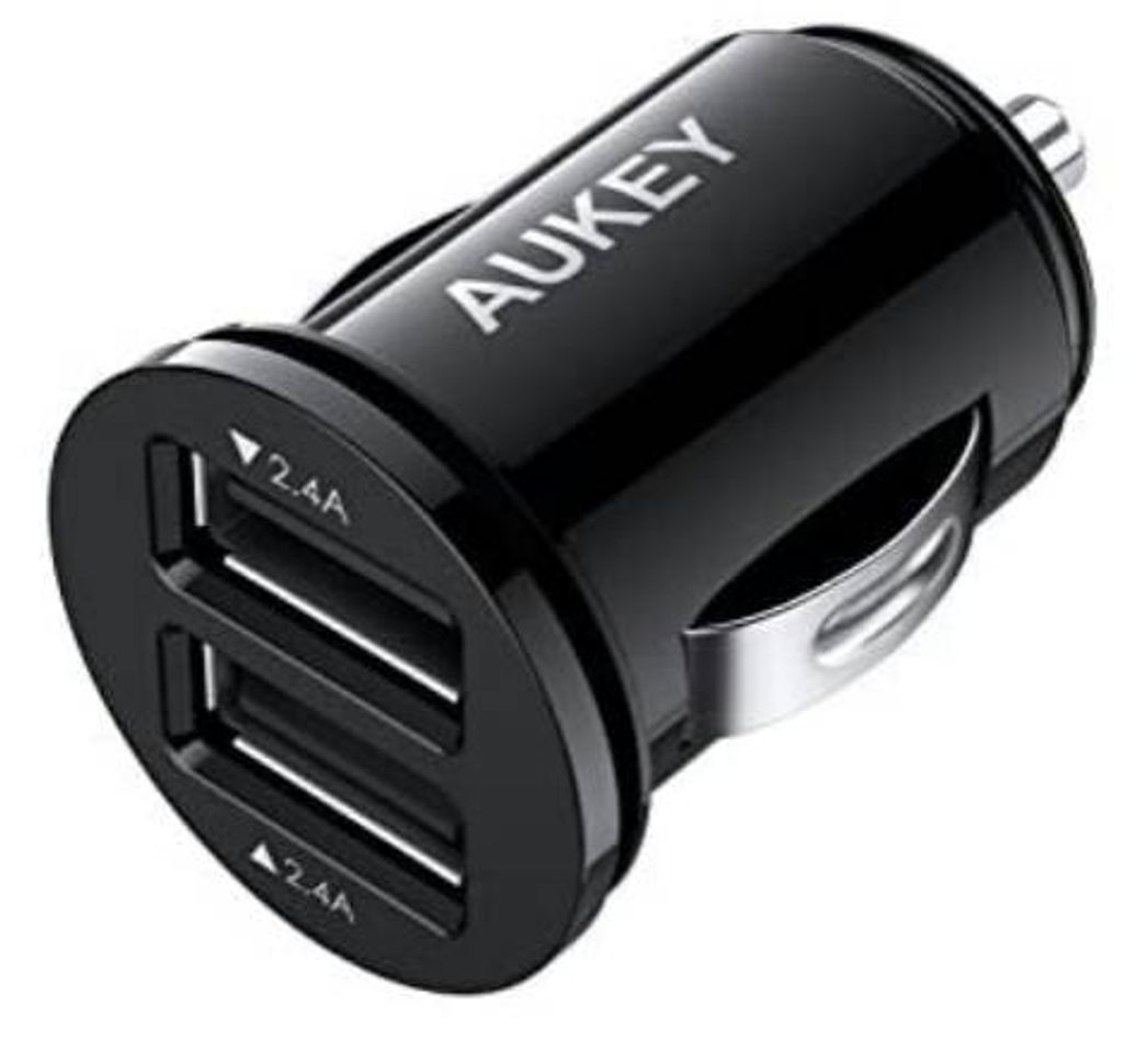 AUKEY Cargador de Coche con Doble Puerto

