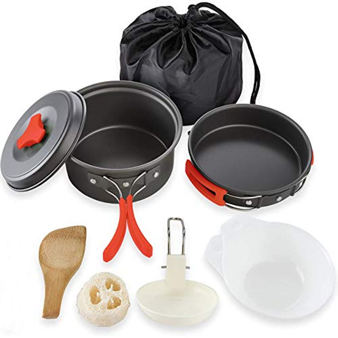 Producto Ahsado Utensilios Cocina Camping Kit con Estufa Trekking