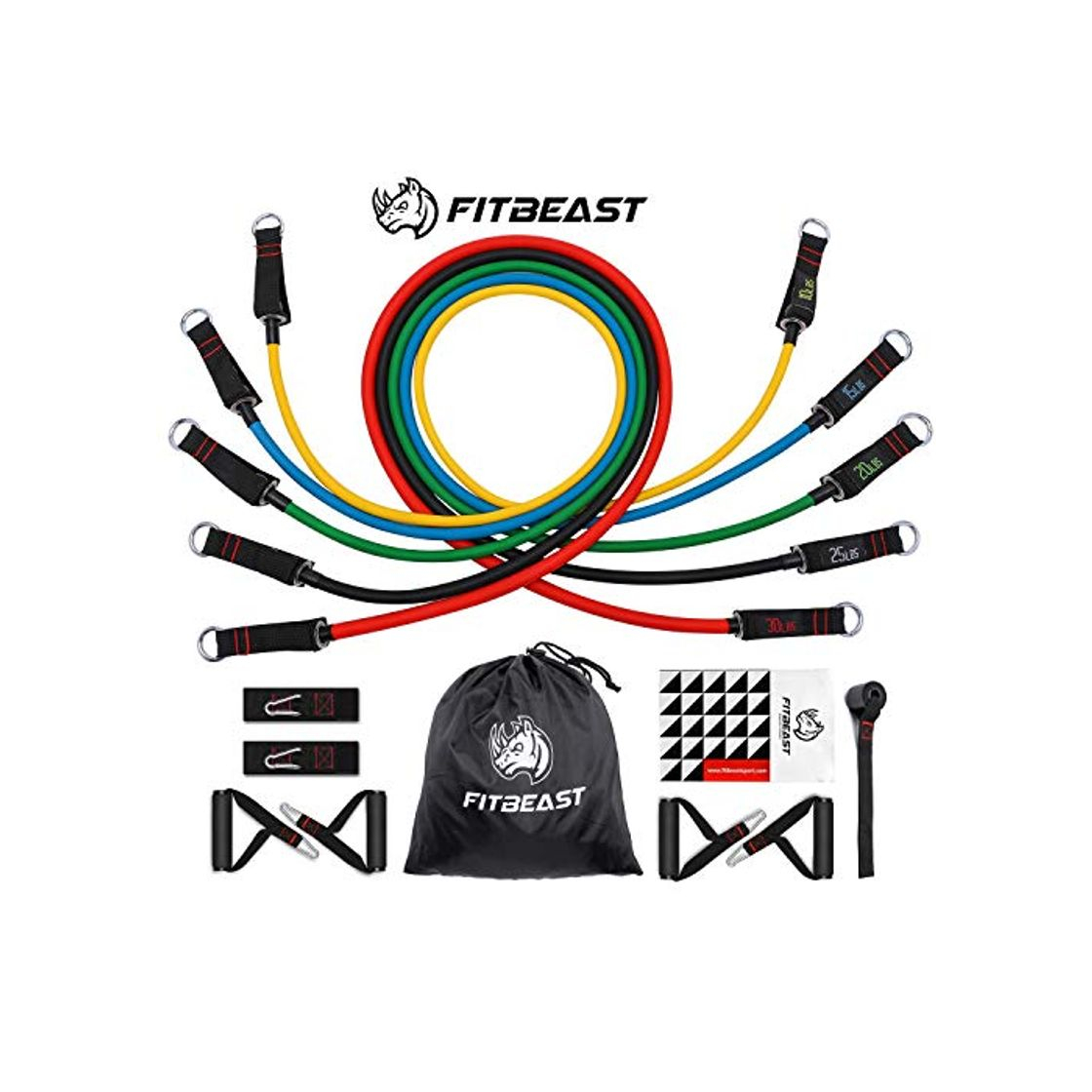 Social FitBeast Conjunto de Bandas de Resistencia