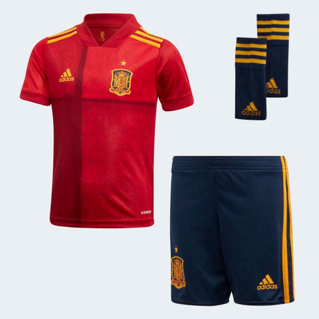 Social Conjunto primera equipación España - Rojo adidas