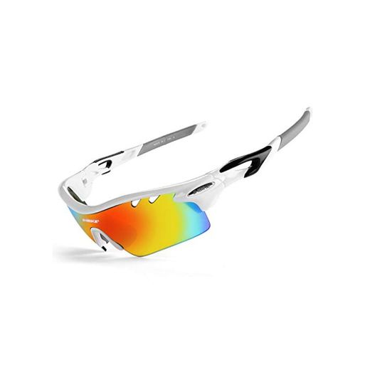 INBIKE Gafas De Sol Polarizadas para Ciclismo con 5 Lentes Intercambiables UV400