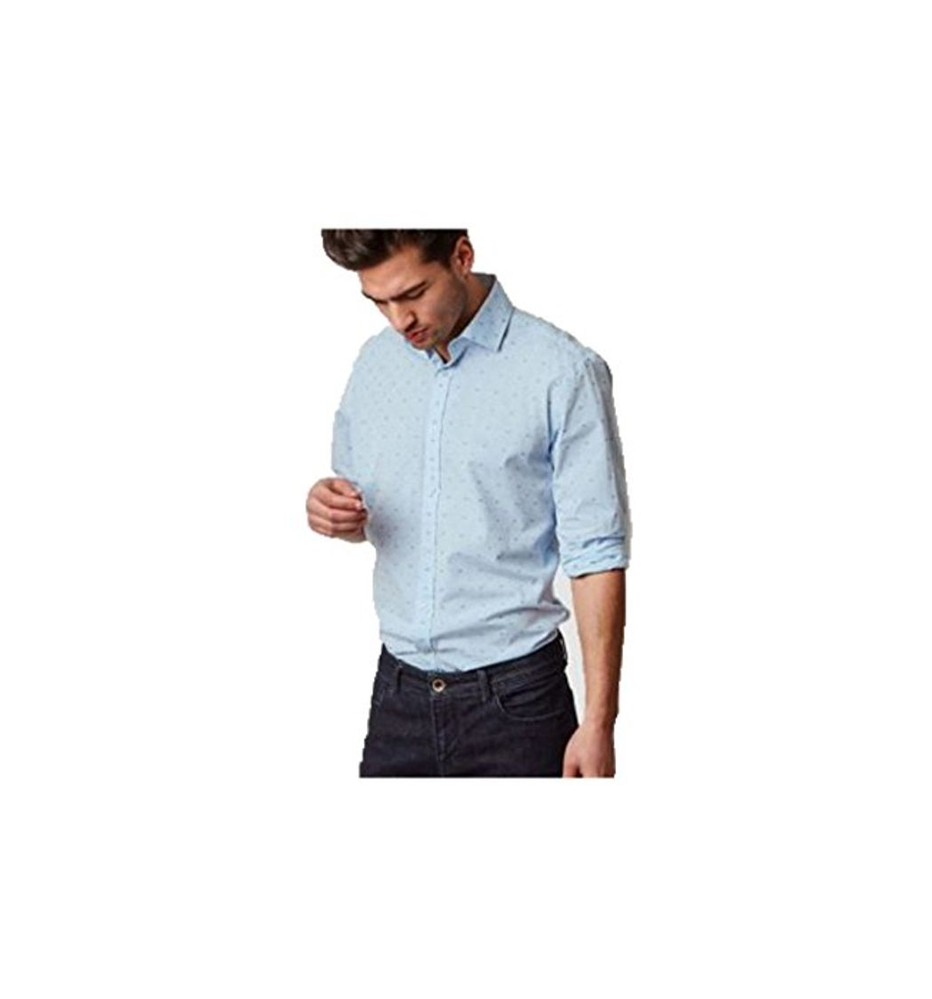 Social MC Gregor - Camisa Oscar Hill Hombre - Color: Azul
