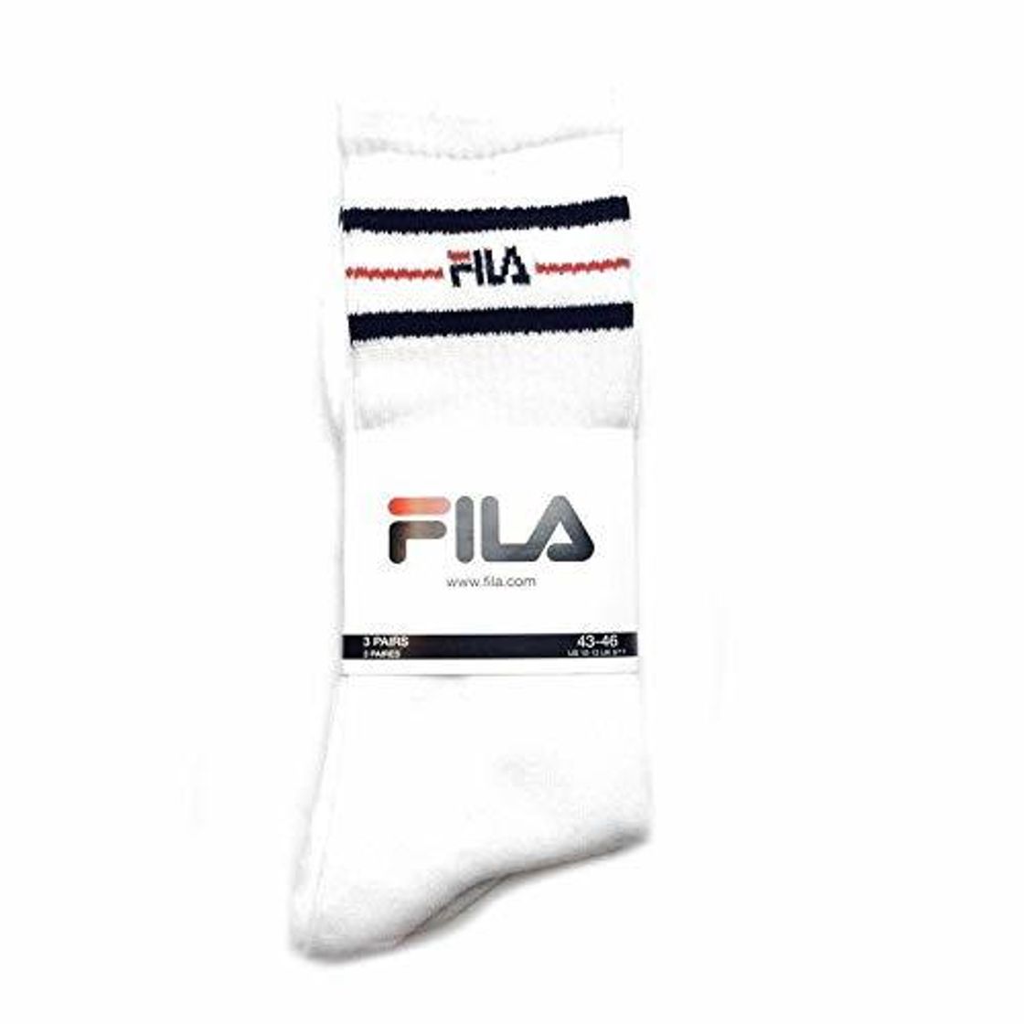 Social Fila 3 pares de medias, calcetines Sport Street Set, rayas unisex: Colour: