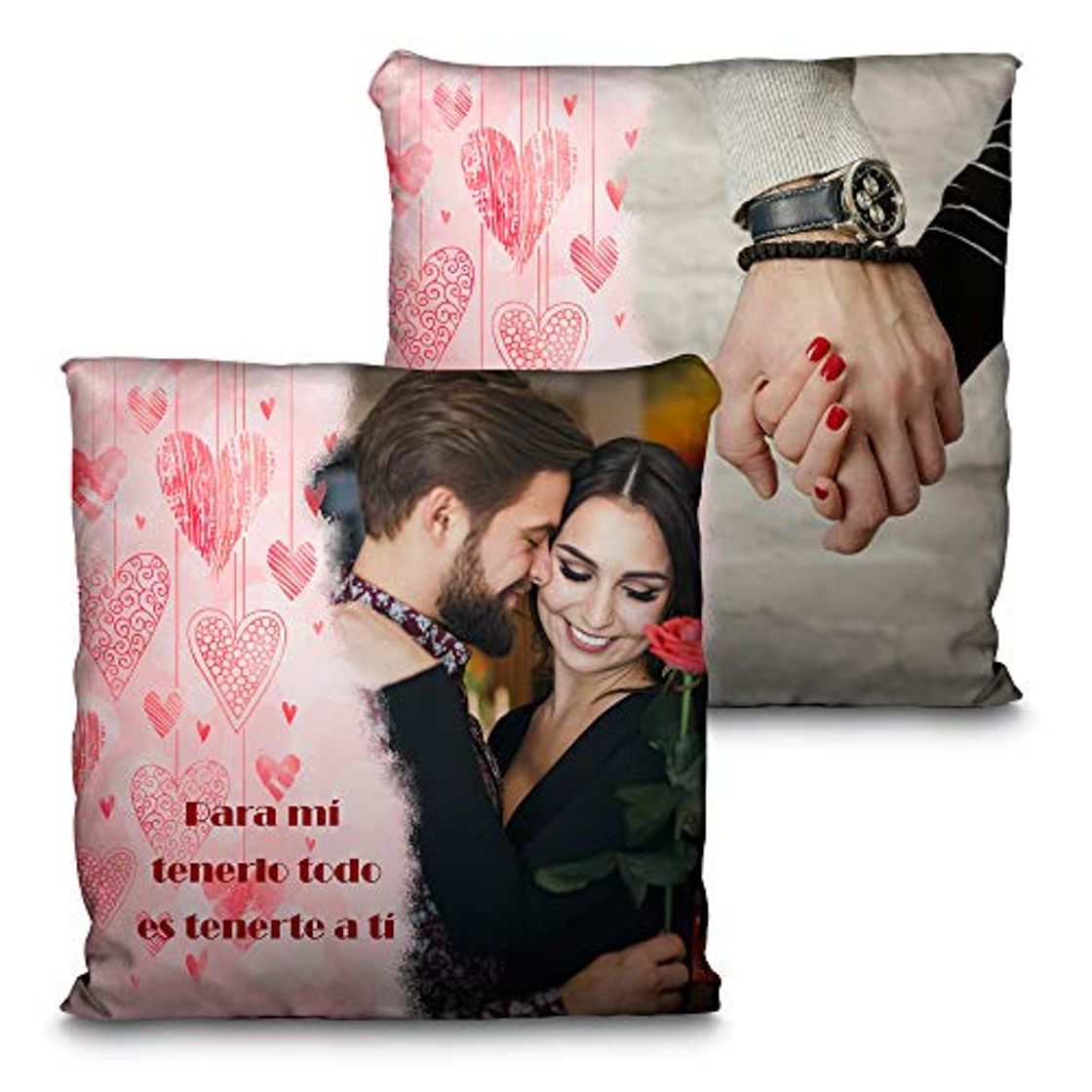 Producto LolaPix Cojin Enamorados Personalizado con Foto