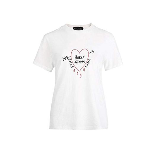 changping Fashion Harry Styles - Camiseta de manga corta con estampado de