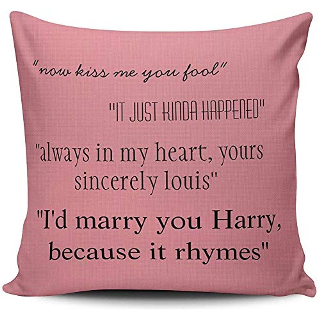 Product Butlerame Bastante Lindo Rosa Larry Stylinson lo envío y Cotizaciones Funda de Almohada Cuadrada Throw Pillowe tamaño 18 Pulgadas * 18 Pulgadas