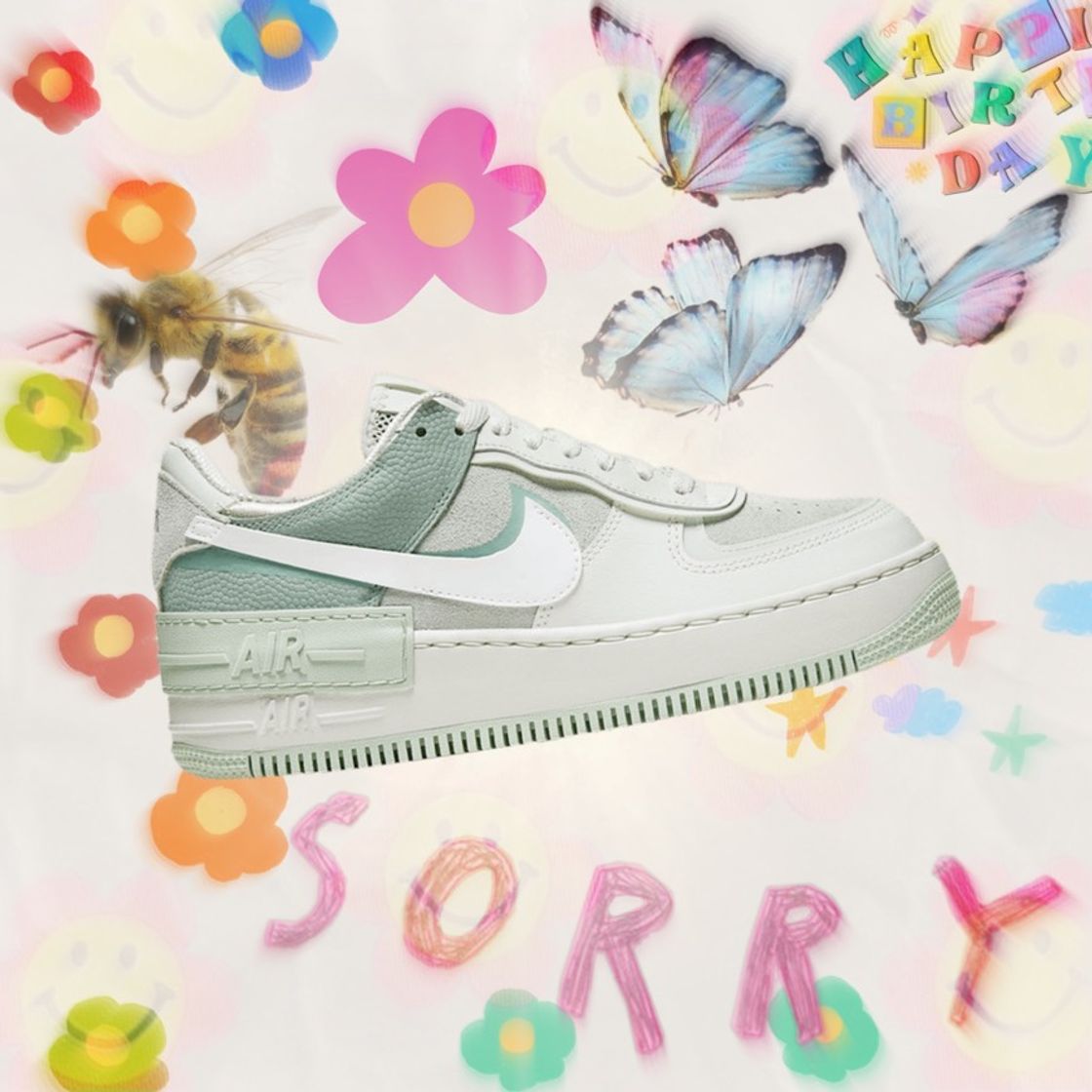 Moda Wmns Air Force 1 Shadow 'Spruce Aura' - Nike - CW2655 001 | GOAT