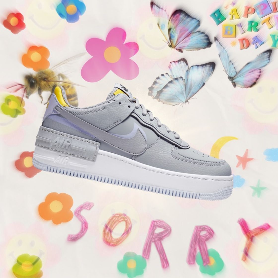 Wmns Air Force 1 Shadow 'Lavender Mist' - Nike - CI0919 002 | GOAT
