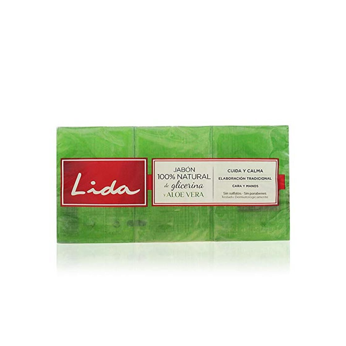 Producto Lida Jabón 100% Natural Glicerina y Aloe Vera