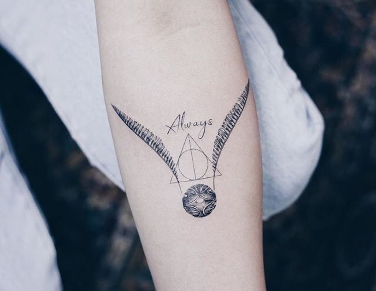 Moda Tatuagem Harry Potter 