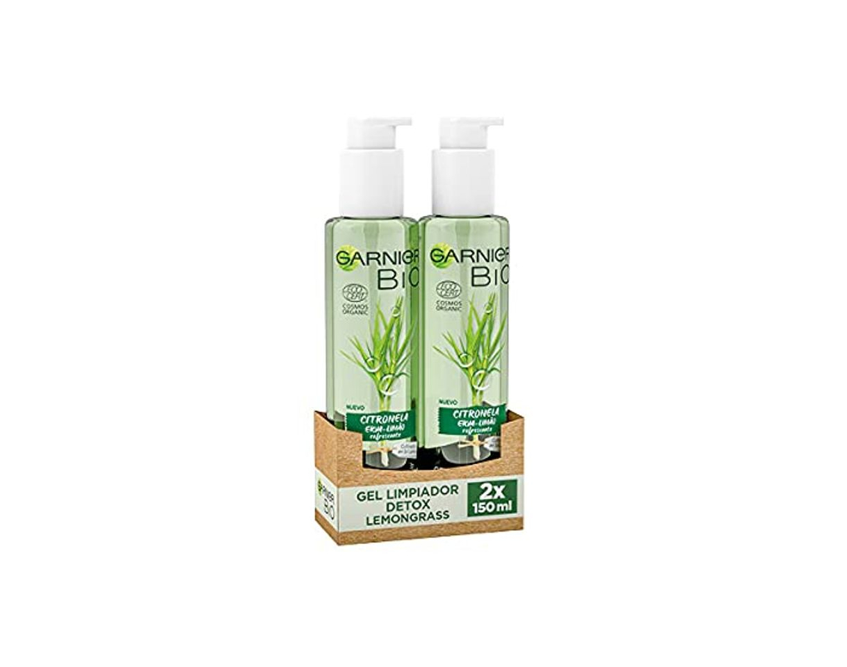 Social Garnier BIO Gel Limpiador Detox Lemongrass con Agua de Flor de Aciano