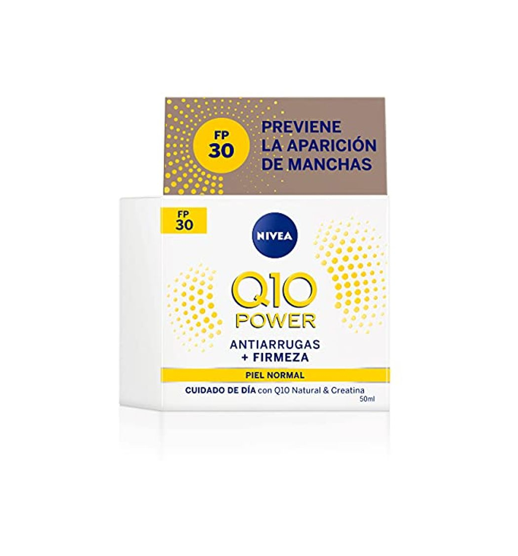 Social NIVEA Q10 Power Antiarrugas Cuidado de Día Triple Defensa FP30