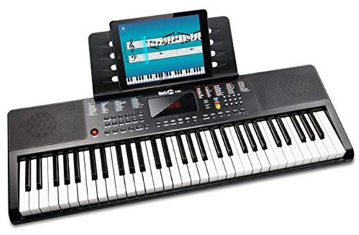 RockJam 61 tecla del teclado de piano con el soporte de la