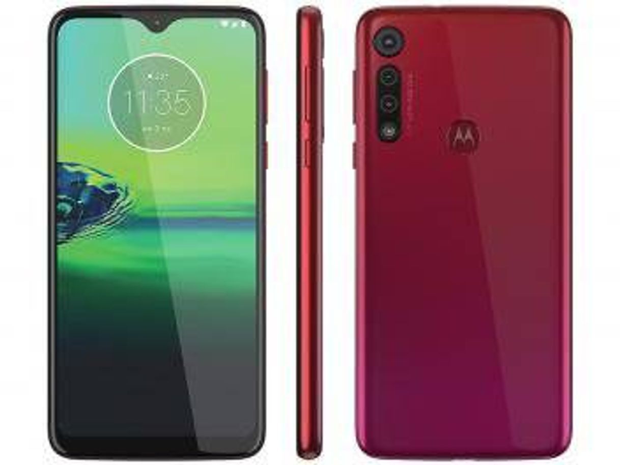 Fashion Smartphone Motorola G8 Play 32GB Vermelho 4G - 2GB RAM Tela 