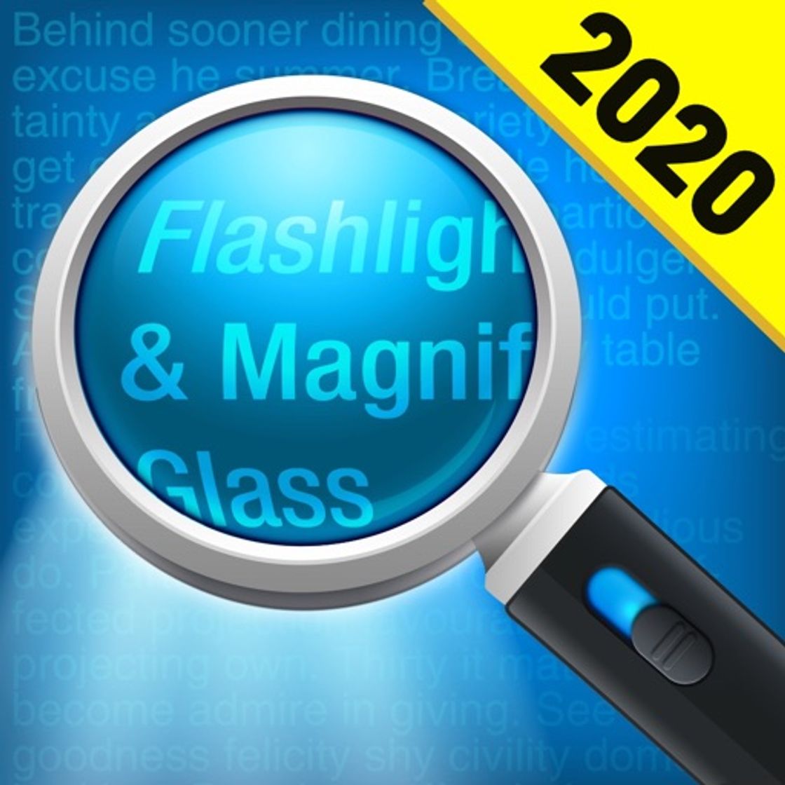 Aplicaciones Magnifying Glass + Flashlight