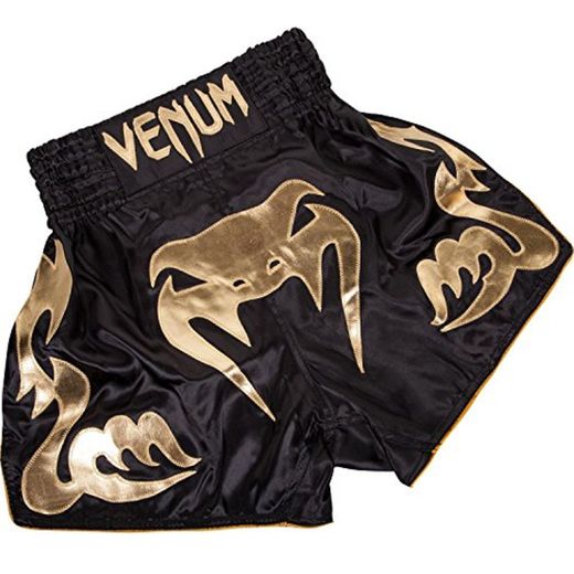 Venum Bangkok Inferno – Pantalones cortos de Muay Thai, Hombre , Negro