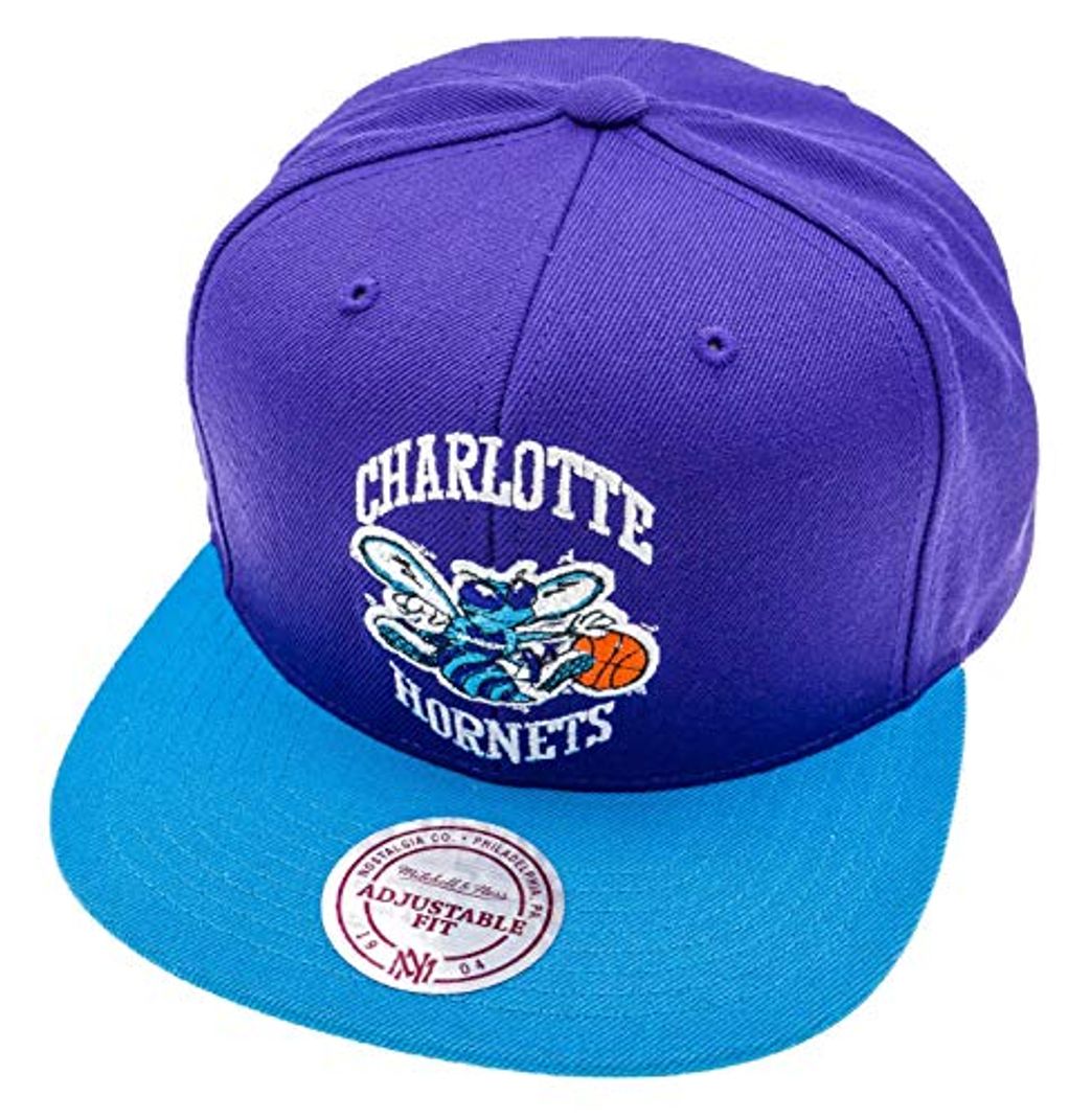 Fashion Mitchell & Ness Gorras Charlotte Hornets 2 Tones Purple