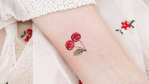 🍒cherry tattoo