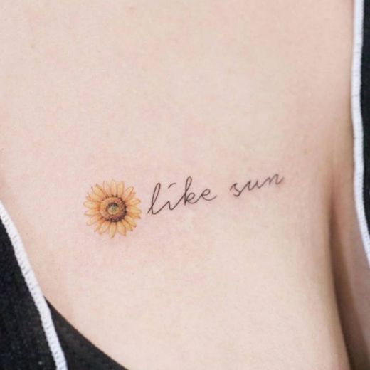 🌻like sun tattoo