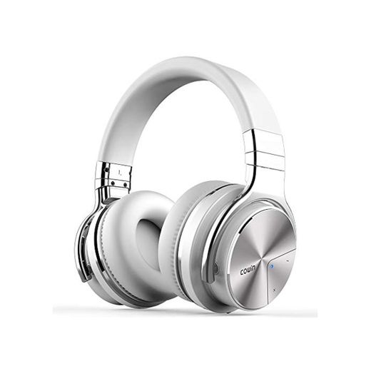 Cowin E7 Pro [Actualización] Auriculares inalámbricos Bluetooth con micrófono Hi-Fi de Graves