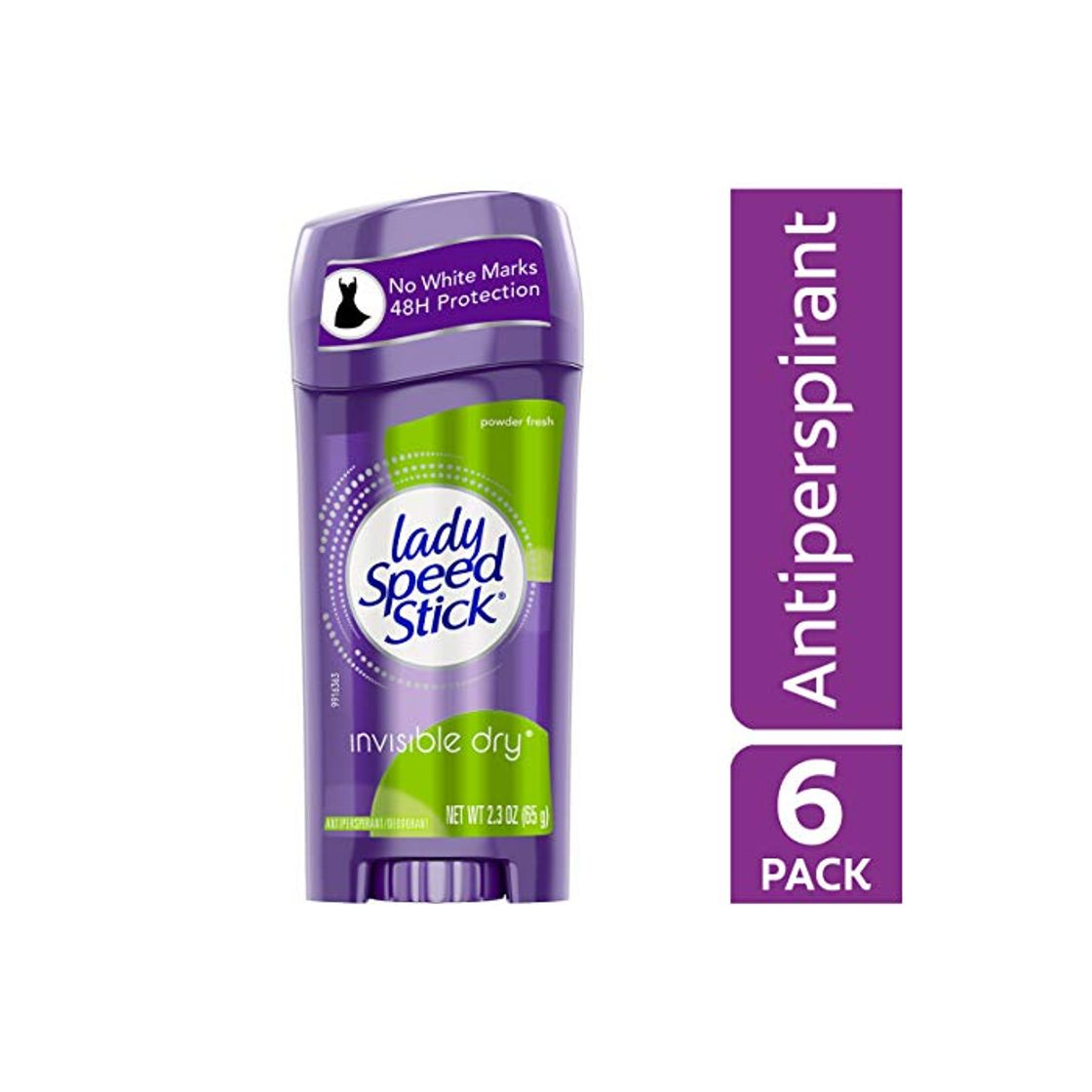 Lady Speed Stick - Deordorante antitranspirante invisible en polvo seco