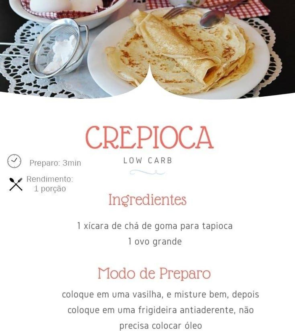 Social Crepioca saudável 😋