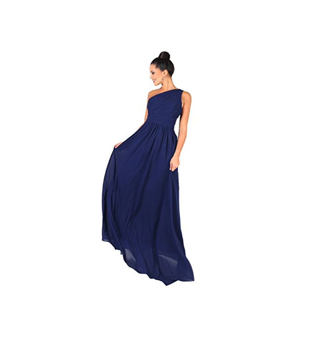 Product KRISP Vestido Mujer Fiesta Largo Talla Grande Hombro Descubierto Invitada Boda Dama,