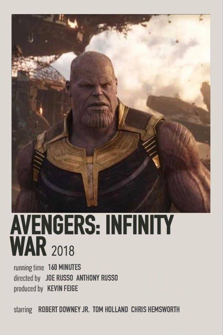 Movie Vengadores: Infinity War