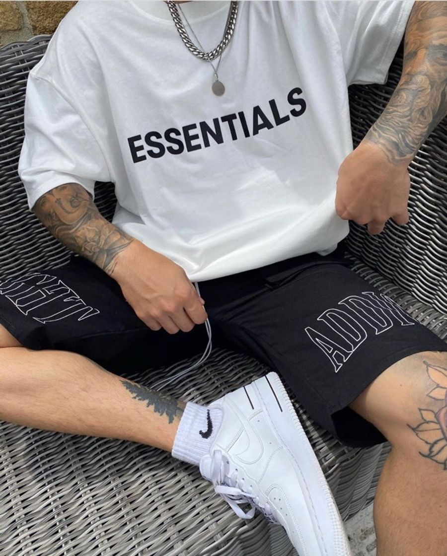 Moda FEAR OF GOD ESSENTIALS 3D Boxy T-Shirt