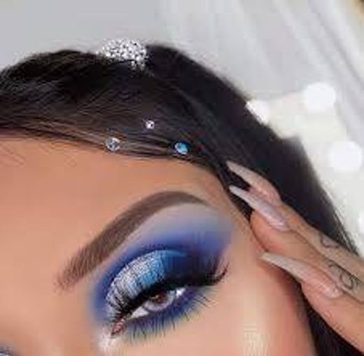 Makeup azul rey 💙😍😍