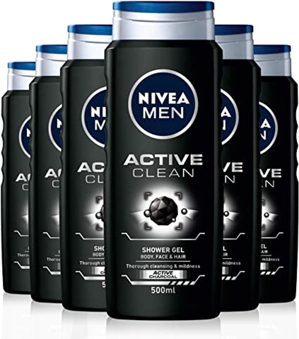 Product NIVEA MEN Gel de Ducha Active Clean - Paquete de 12 x