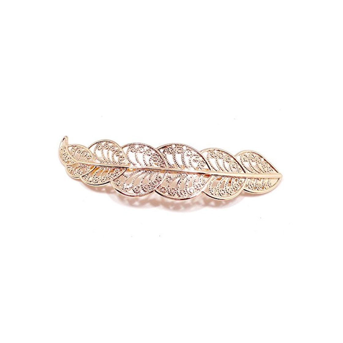Social Value comprar Go Go Go Fashion Vintage Metal Dorado Hoja de encaje horquillas Clips de pelo para mujer grampos para Cabelo Bijoux Lady Accesorios