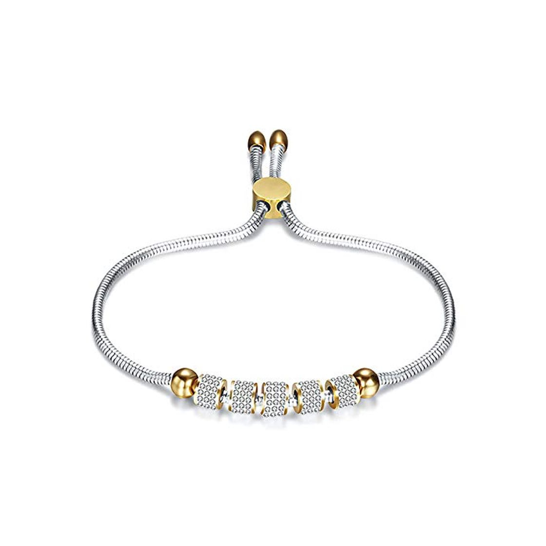 Social CHEMOXING Joyería de Fiesta Pulsera Ajustable para Mujer Oro
