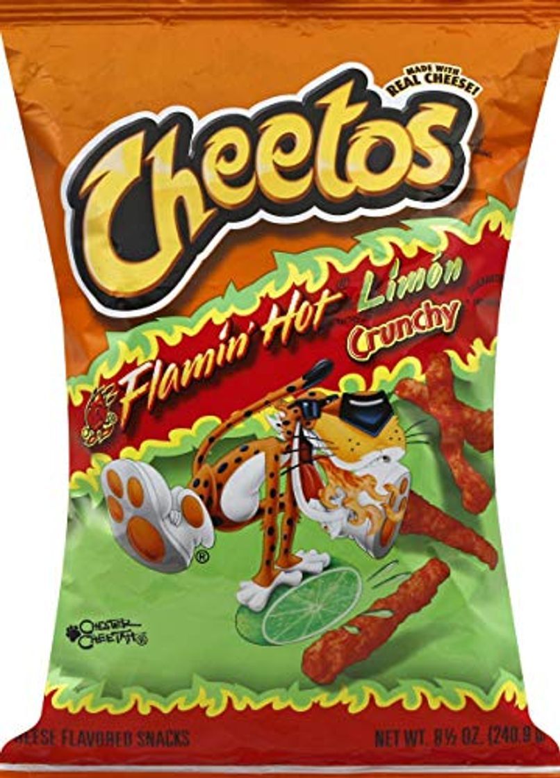 Social Cheetos Flamin Hot Limon Crunchy 8.5 oz