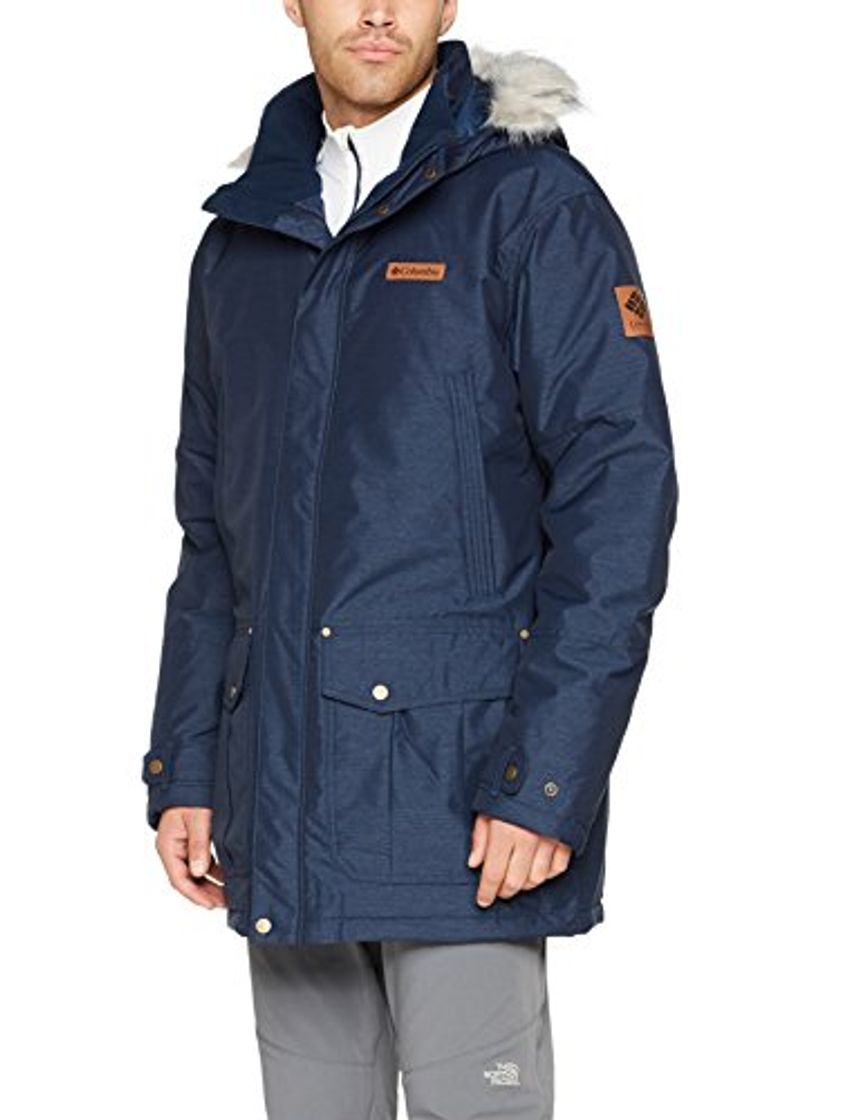 Moda Columbia Timberline Ridge Chaqueta Impermeable, Hombre, Azul