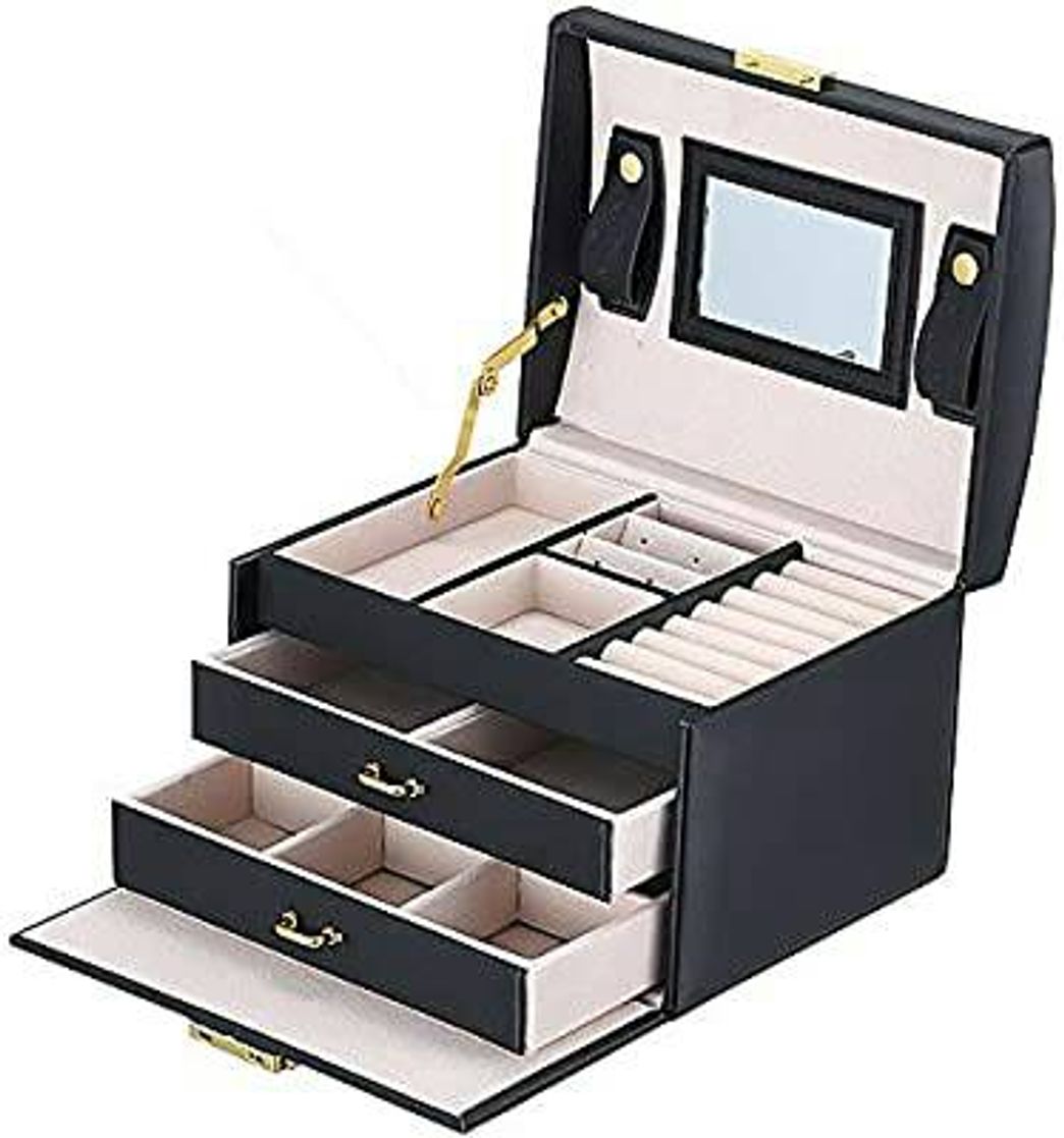 Product BalladHome Caja Joyero con Espejo Caja para Joyas joyero Caj