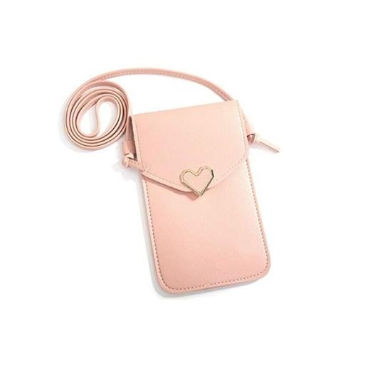 NOBRAND Pantalla Táctil Teléfono Pu Cuero Para Mujer Bolso, Mini Crossbody Bolso