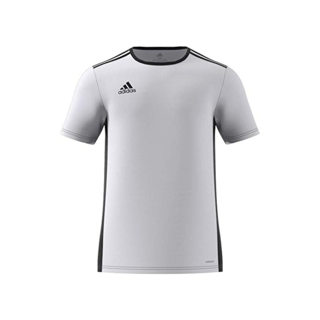 Fitness adidas Entrada 18 JSY Jersey de Fútbol de Manga Corta, Hombre, Blanco