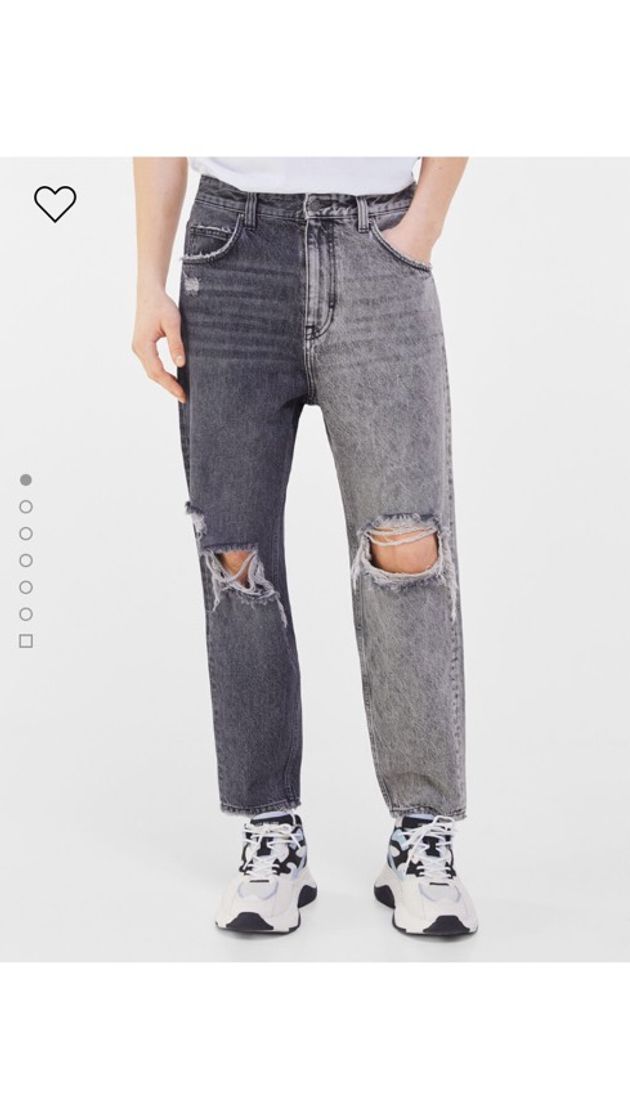 Fashion Jeans loose rotos two-tone - Hombre | Bershka