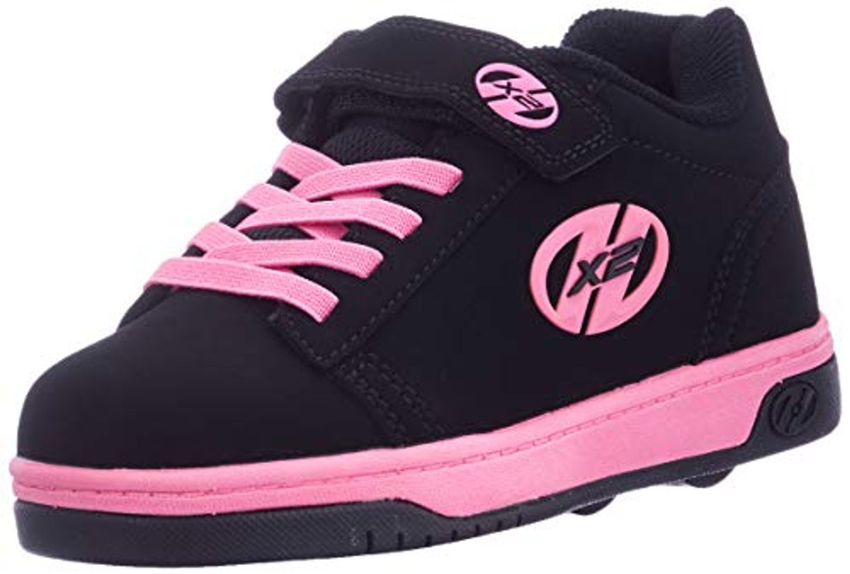 Moda Heelys Dual Up, Zapatillas para niñas, Negro