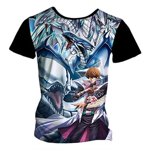 Yu-Gi-Oh Camisetas Remeras Camisetas Casual Camiseta Suave Colorido Anime Impreso Camiseta de