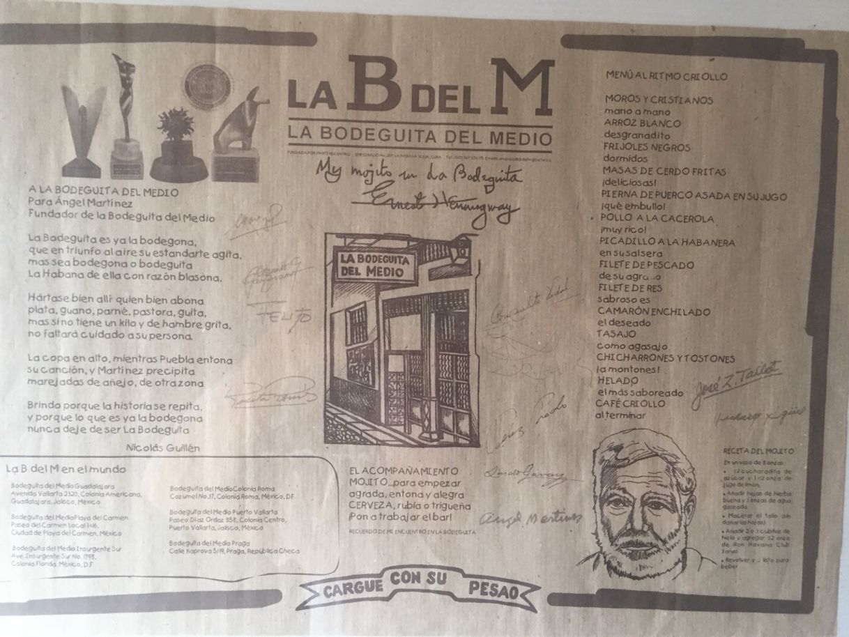 Restaurantes La Bodeguita del Medio